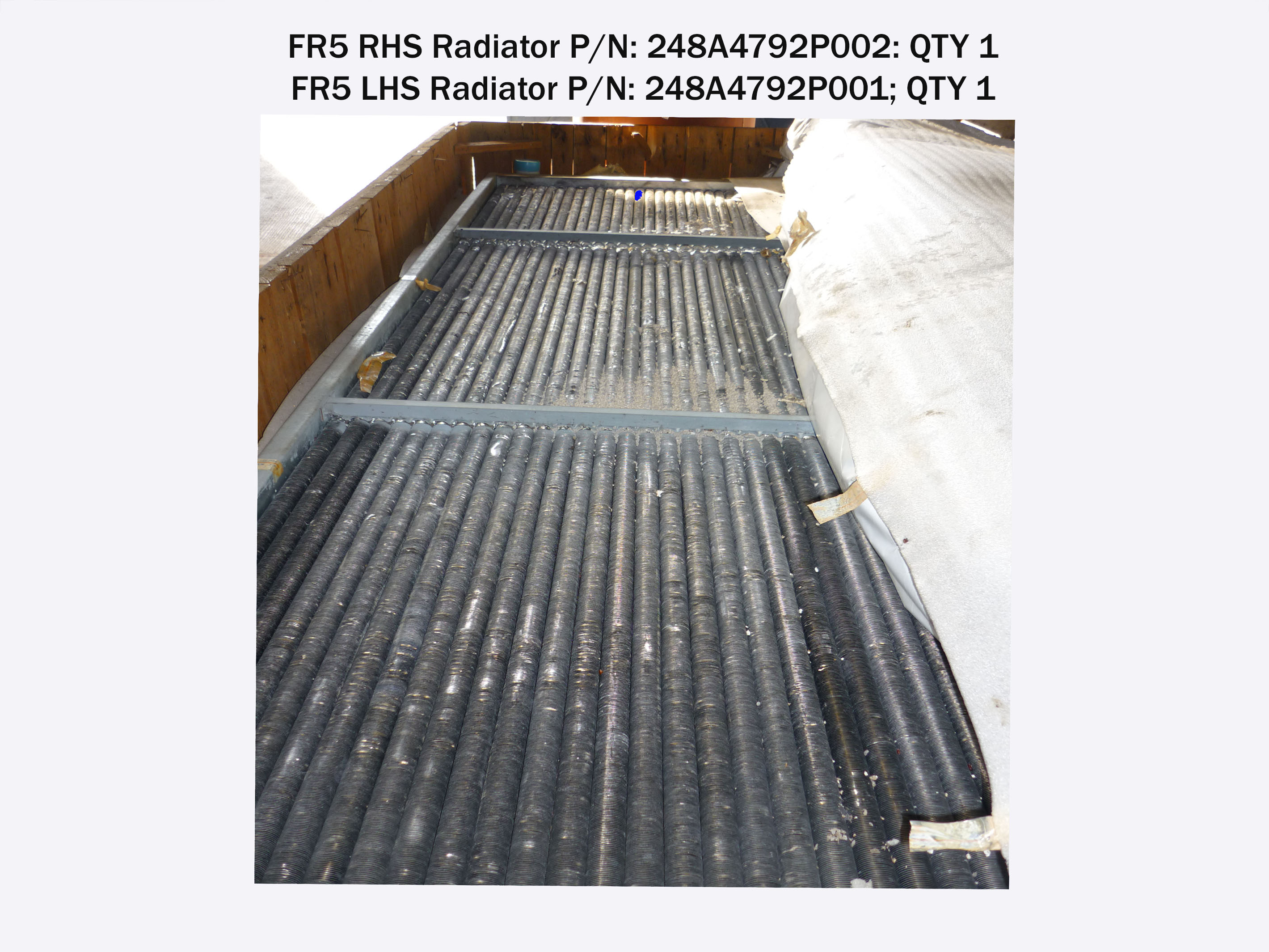 Radiator for FR5P (MS5001P) QTY 2